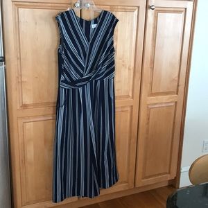 Navy and white striped Jumpsuit